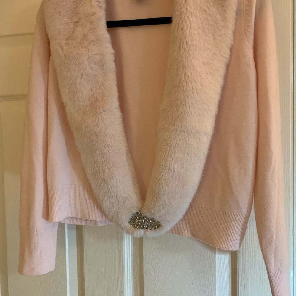Sweater & matching Cardigan in baby pink